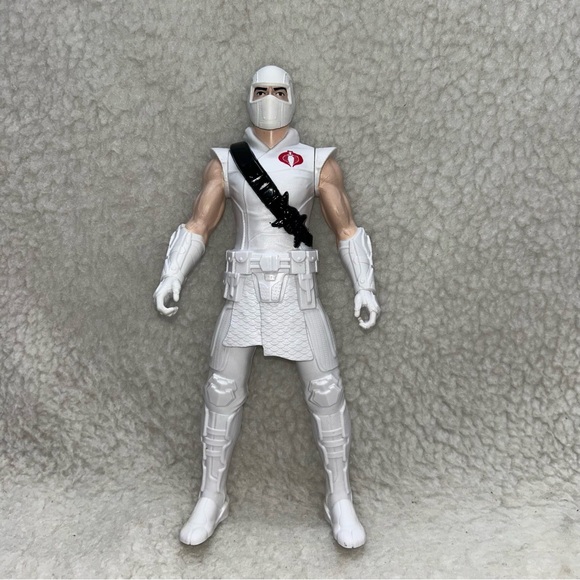 Hasbro GI JOE Storm Shadow white 9.5" cobra ninja action figure - Picture 1 of 8